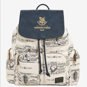 Loungefly Harry Potter school list rucksack